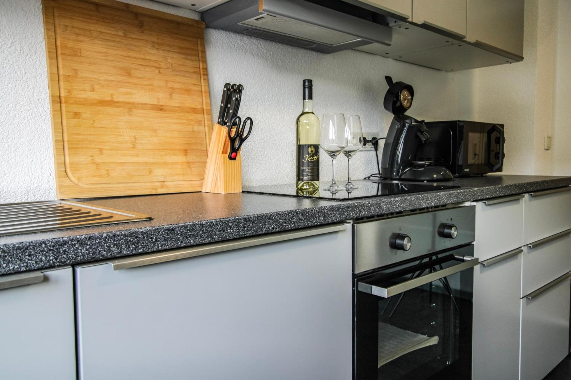 Chill Out Area, Grandiose Aussicht, Haengematte, Smart Tv, Netflix Apartment เซลล์อันแดร์โมเซล ภายนอก รูปภาพ